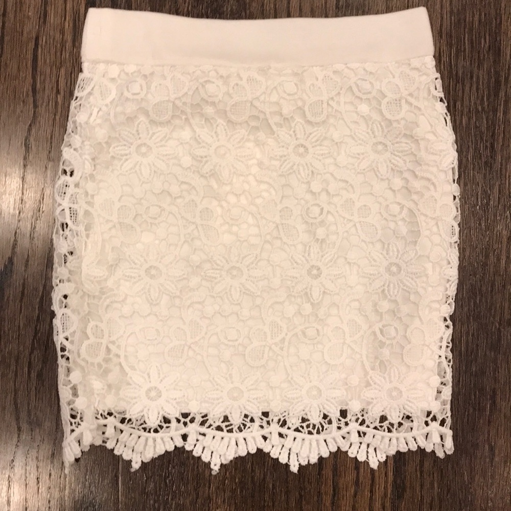 Toddler lace skirt